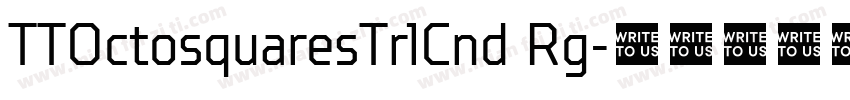 TTOctosquaresTrlCnd Rg字体转换